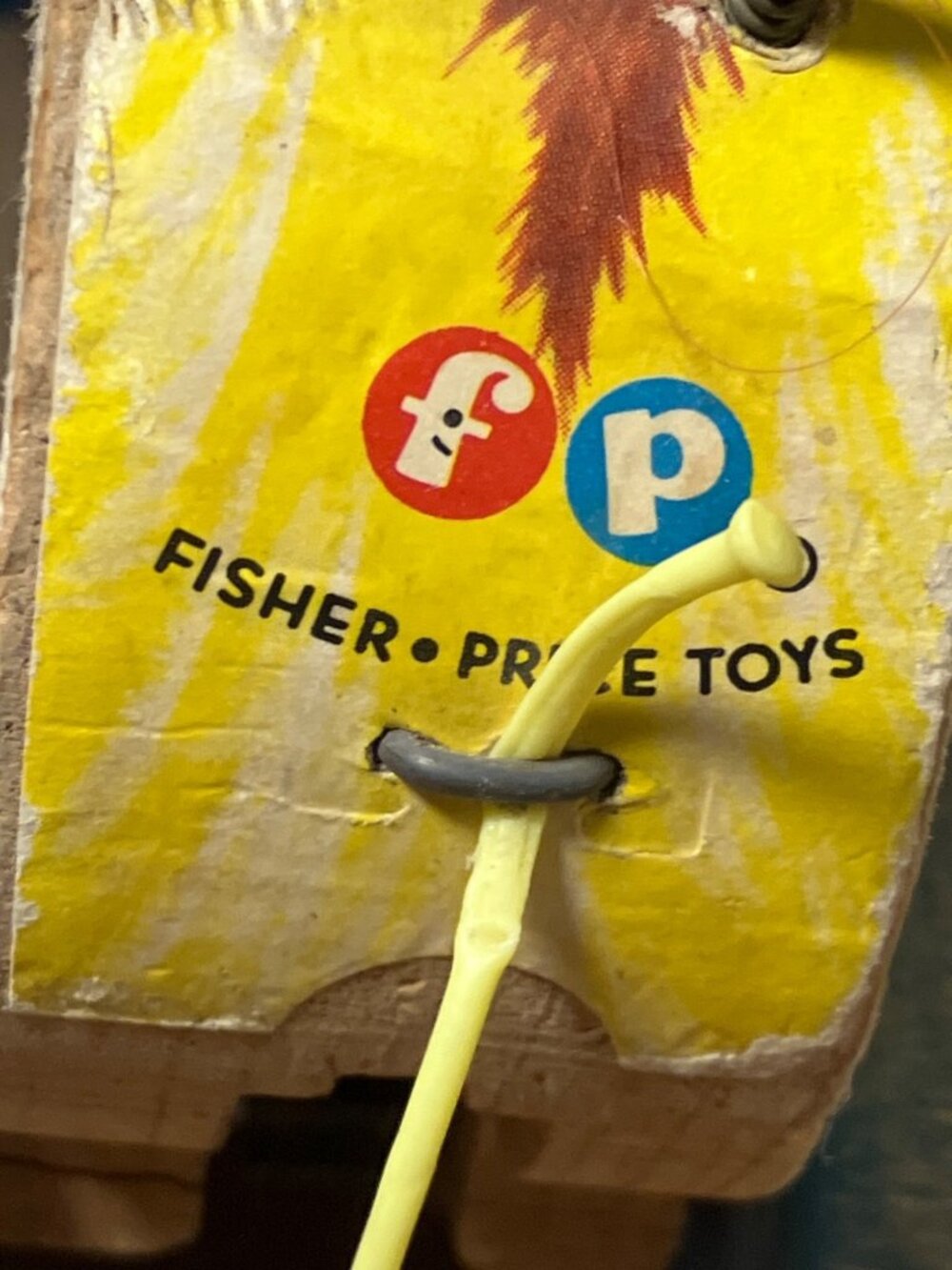 Vintage Fisher-Price Queen Buzzy Bee Pull Toy - Picture 4 of 14